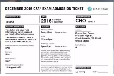 2016年12月CFA考试倒计时5天：这些你都准备好了吗？